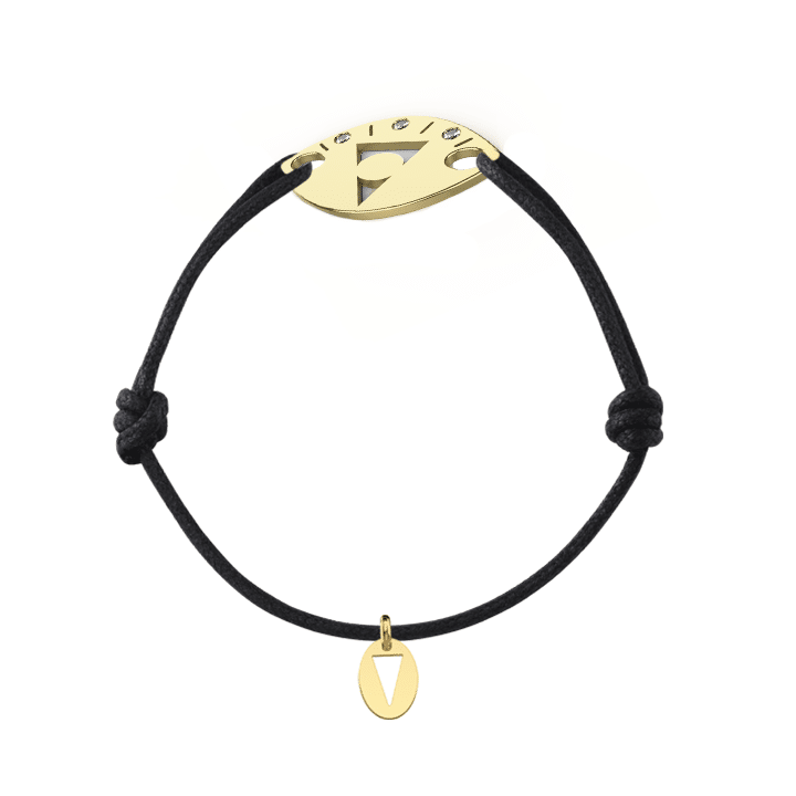 3e oeil or jaune -collection 3e oeil AARON KALI -Bracelet, collier - homme-femme - personnalisable ©AARON KALI