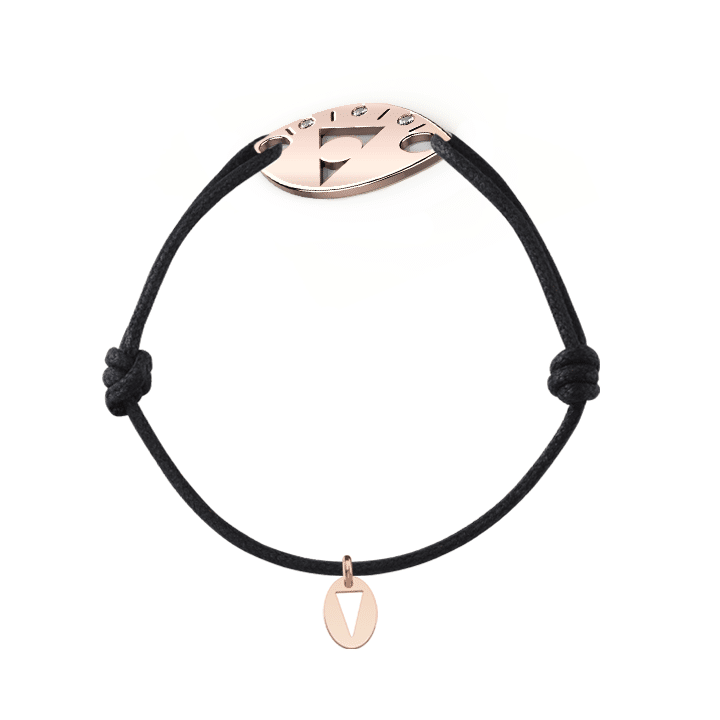 3e oeil or rouge -collection 3e oeil AARON KALI -Bracelet, collier - homme-femme - personnalisable ©AARON KALI