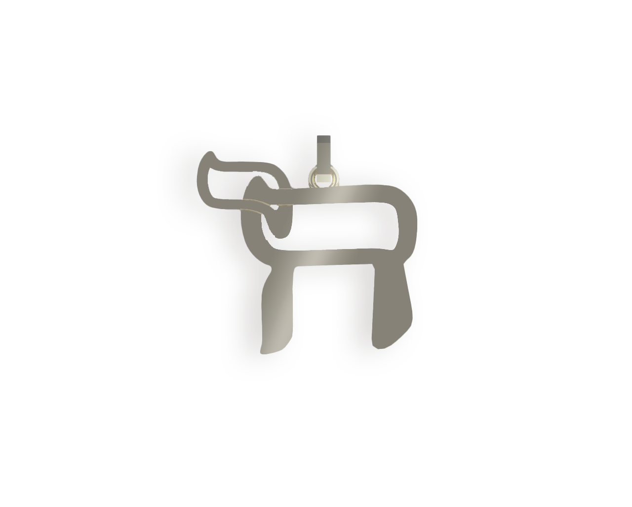 Haï Pendentif or 18K - Grand modèle