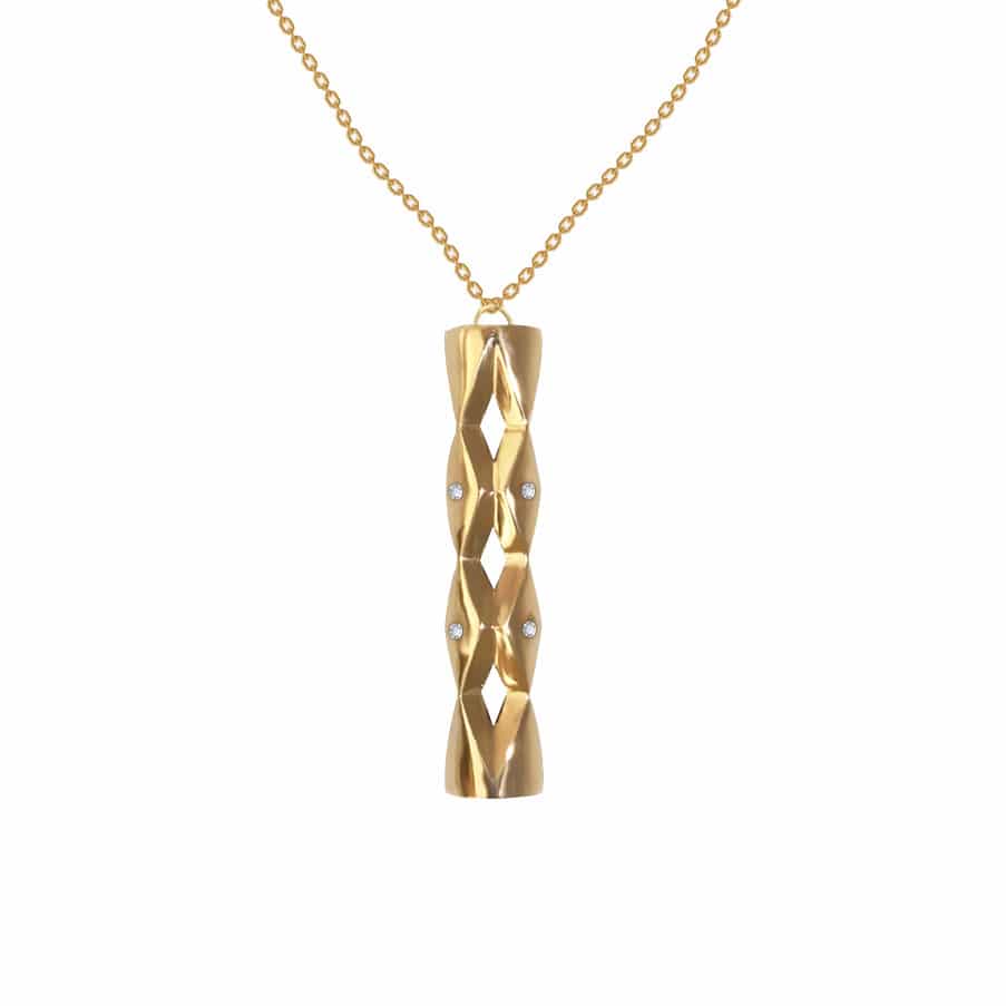 Totem Necklace White Gold