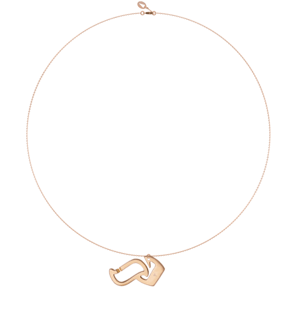 L10R- Collier pendentif RETH- lettre hebraïque - Or 18k ©AARON KALI