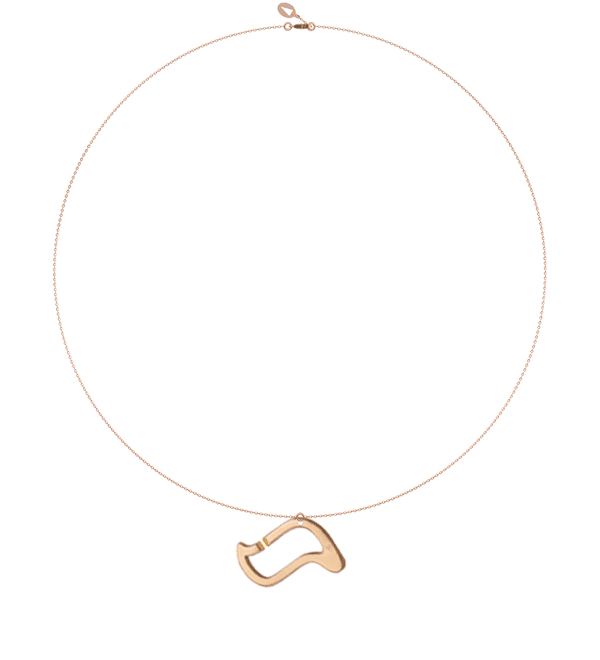 L11R- Collier pendentif RETH- lettre hebraïque - Or 18k ©AARON KALI