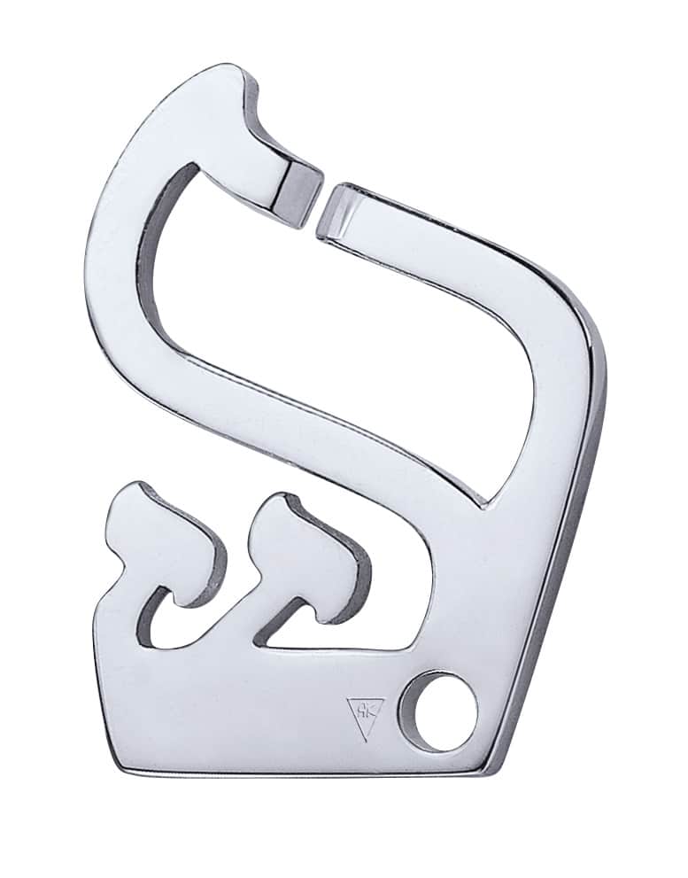 Chin & Sin - pendentif juif Or Gris 18k ©AARON KALI