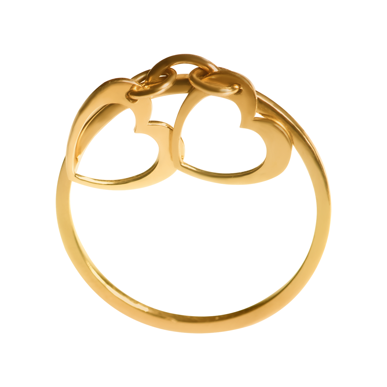 Bague d'amour or rose