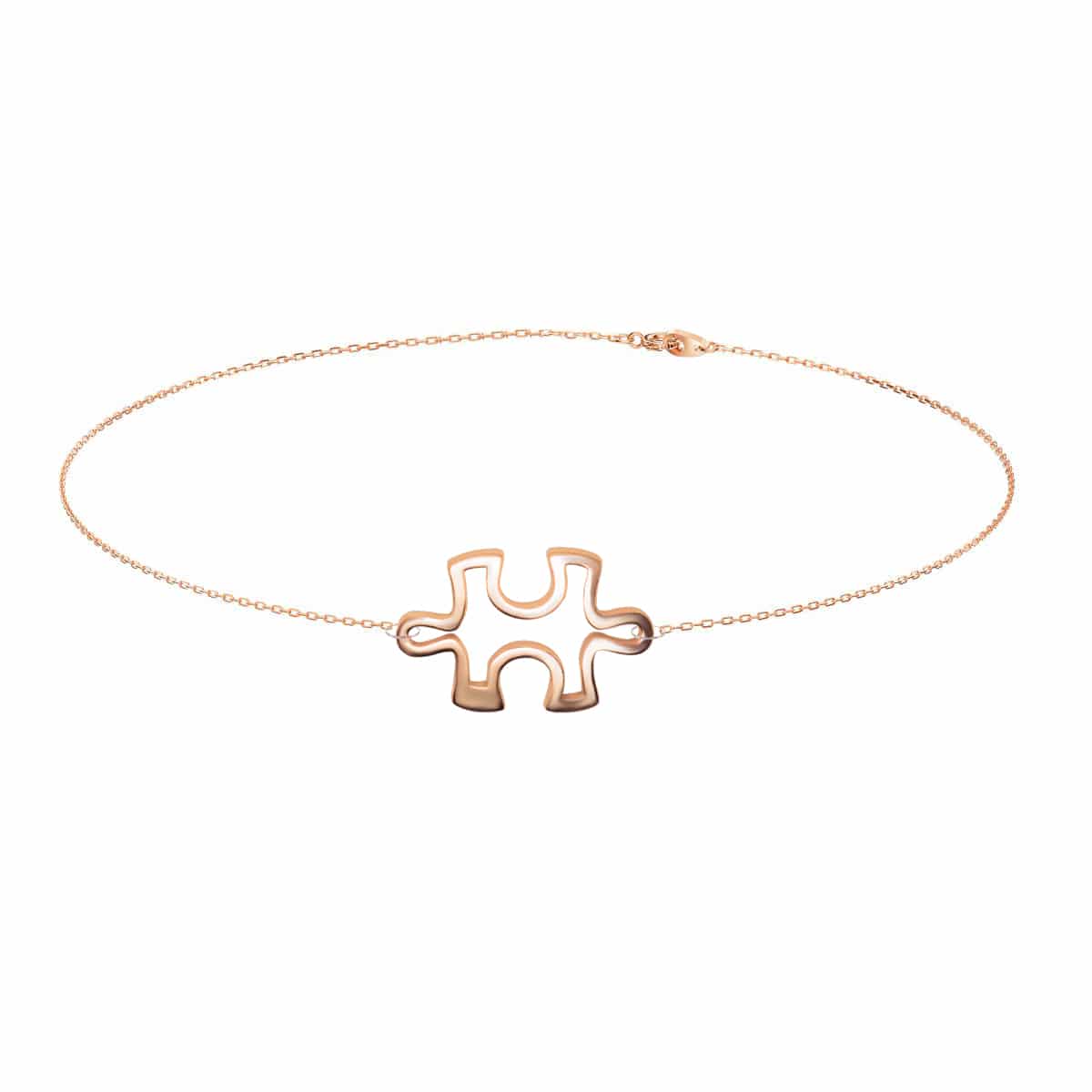 Bracelet Puzzle US sur chaîne Or 18 carats