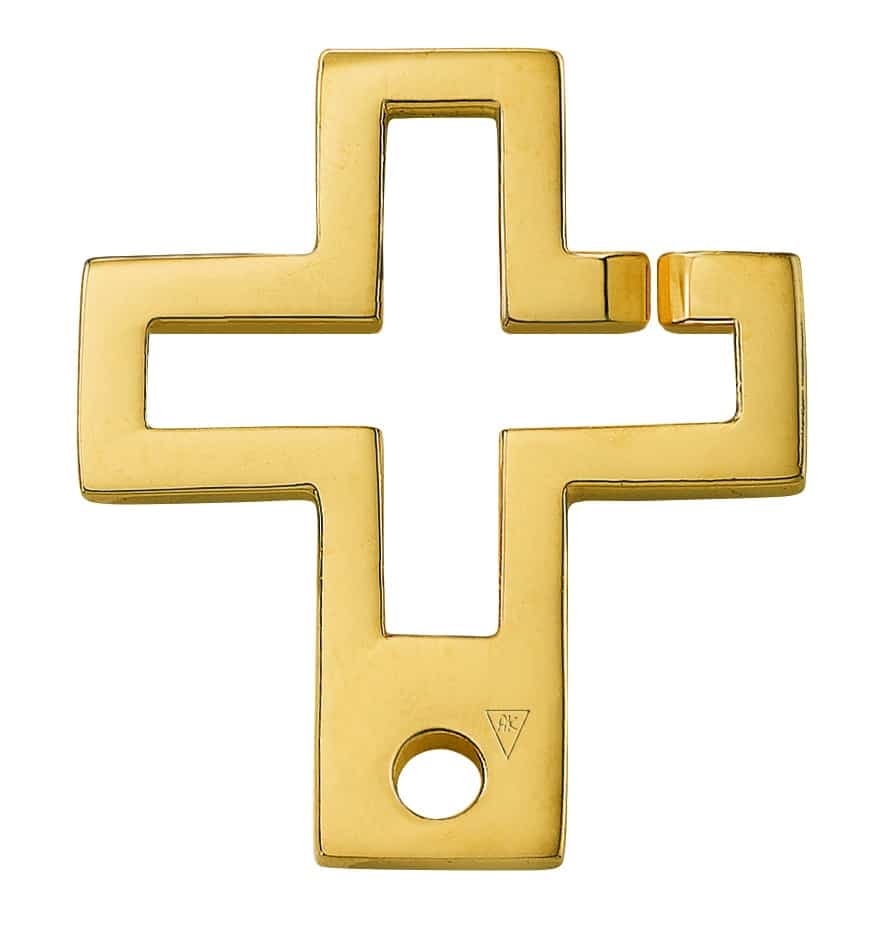 Sainte Croix Pendentif Kalligraphe