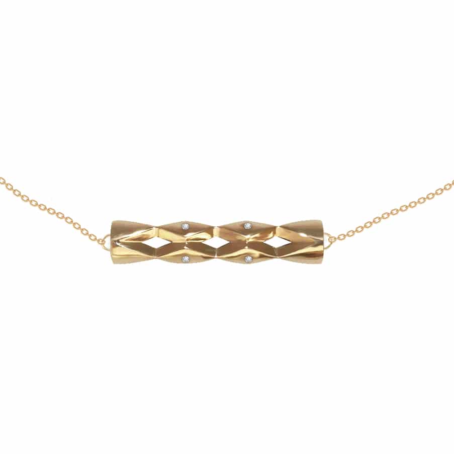 Collier Totem en or Jaune - collection Totem - AARON KALI -Collier - Or Jaune - personnalisable ©AARON KALI