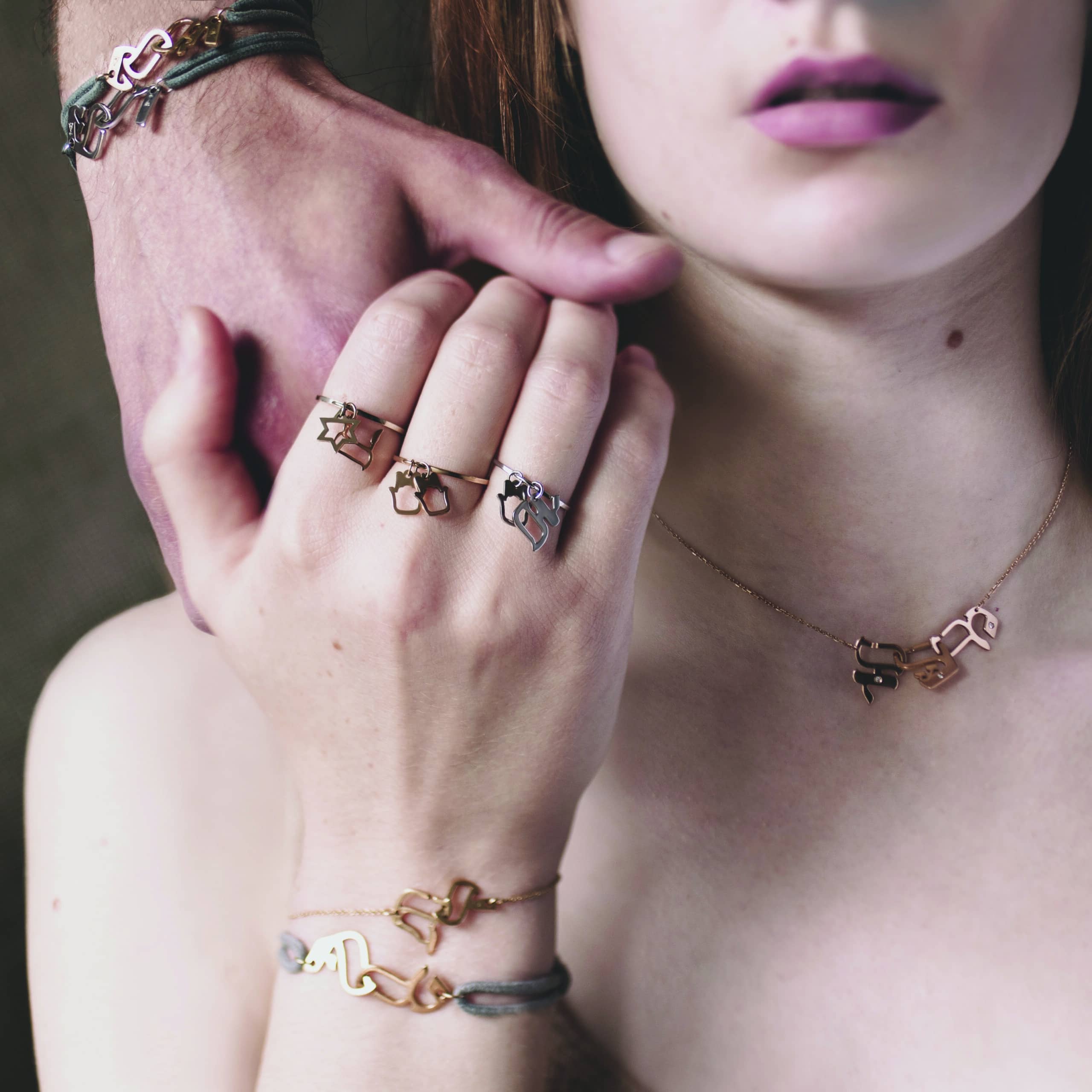 Samech and Chin/Sin Bracelet