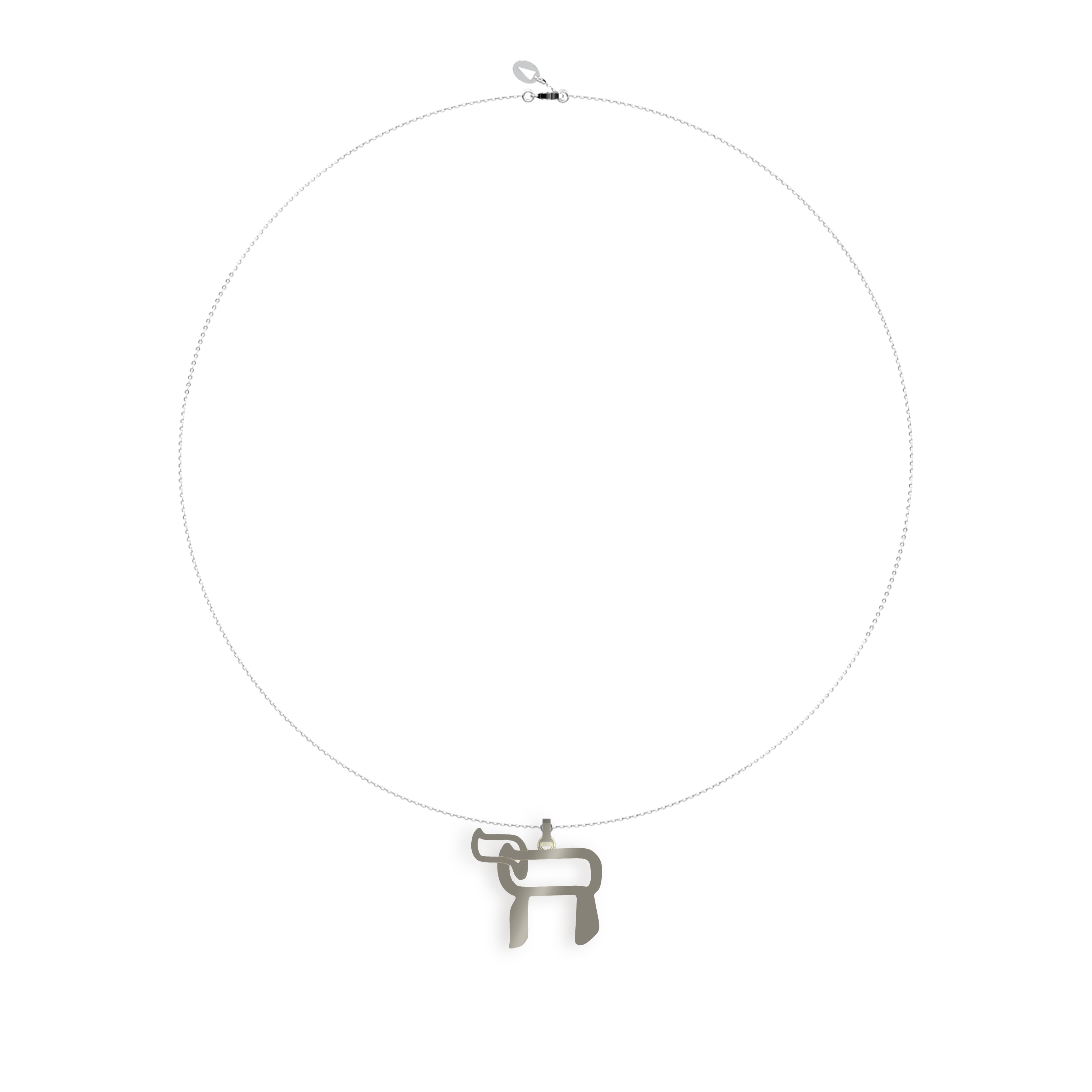 Collier Pendentif Haï sur chaîne en Or 18 carats - GM