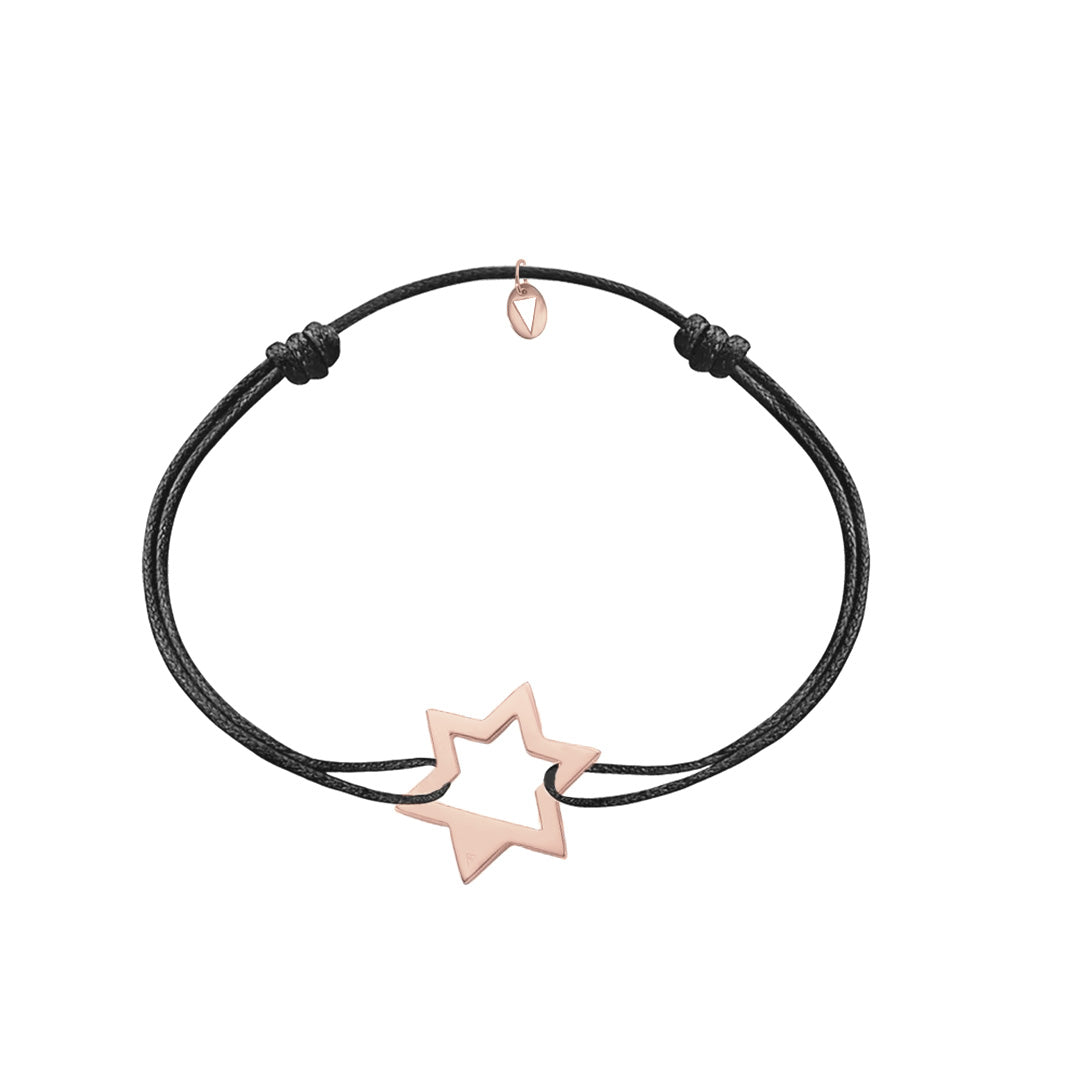 Bracelet Magen David en Or rose