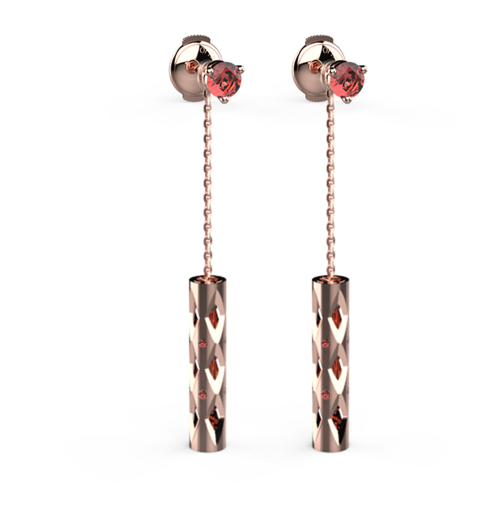 Des boucles d'oreilles personnalisables en or