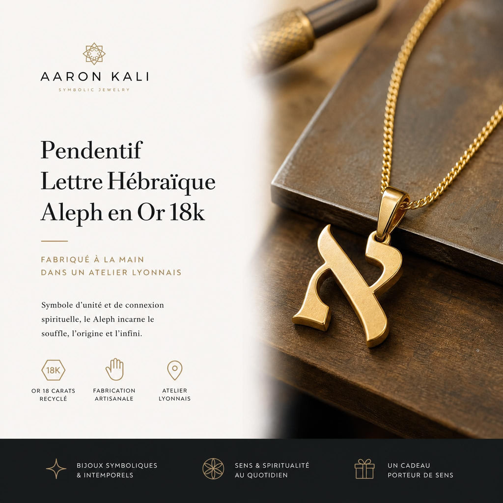 Votre premier pendentif hébreu en or 18k : le guide pour bien commencer