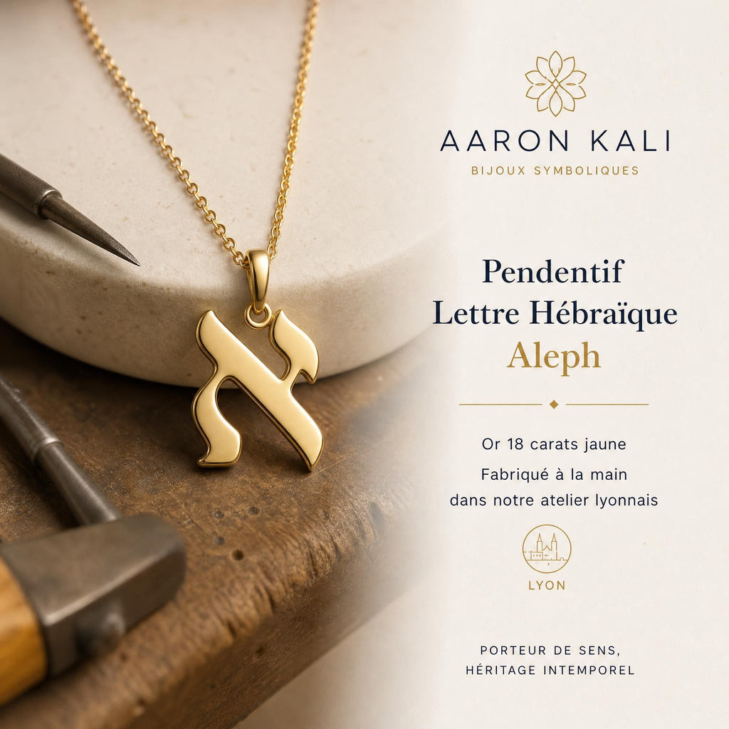 Pendentif hébreu en or 18k : le guide complet du débutant pour choisir un bijou symbolique