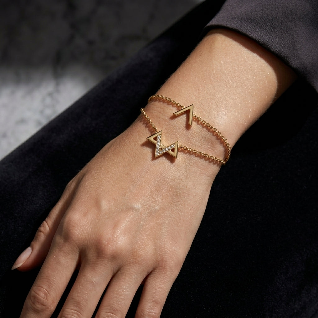 Bracelet Maguen David Invisible or 18k amovible | Aaron Kali