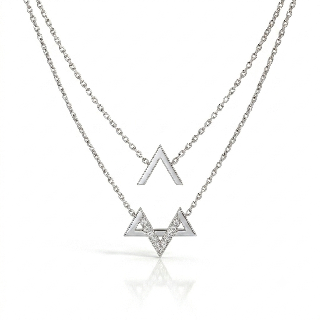 Collier invisible Magen David