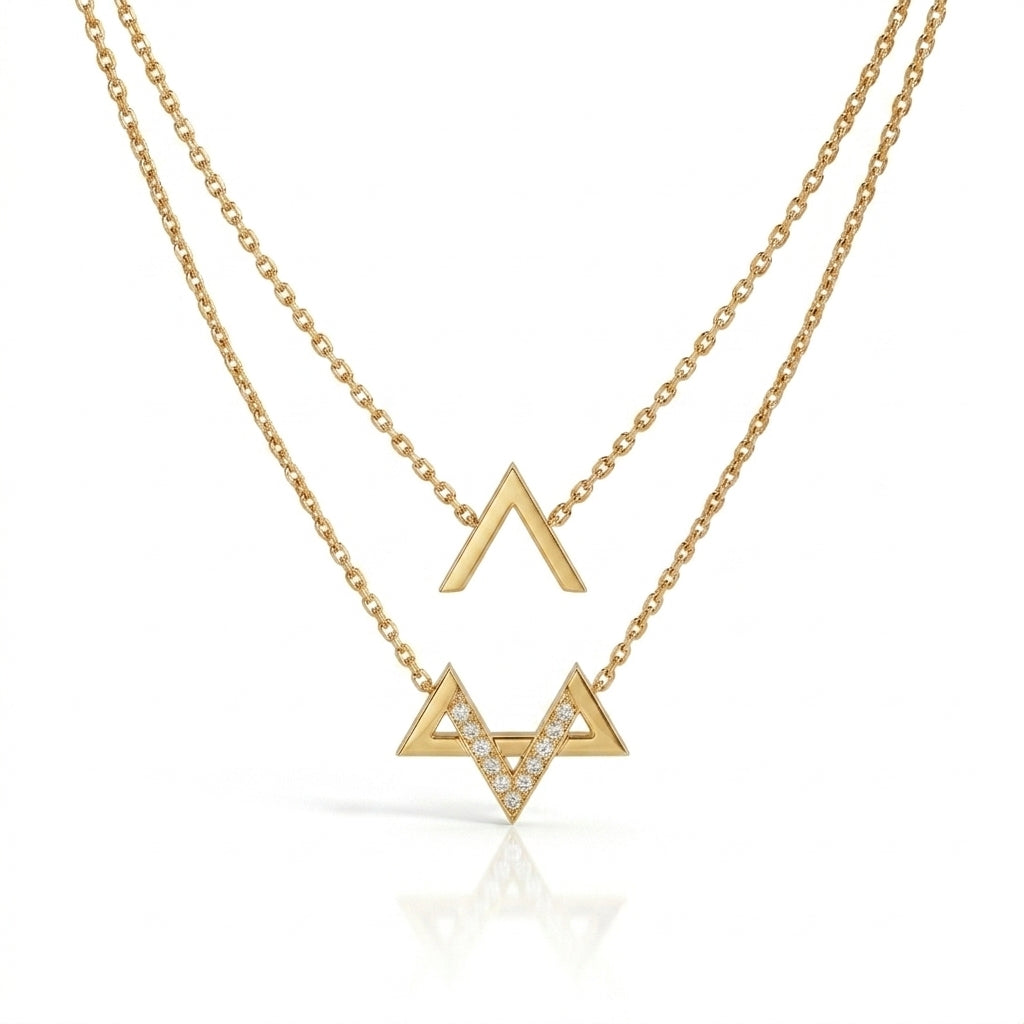 Collier invisible Magen David