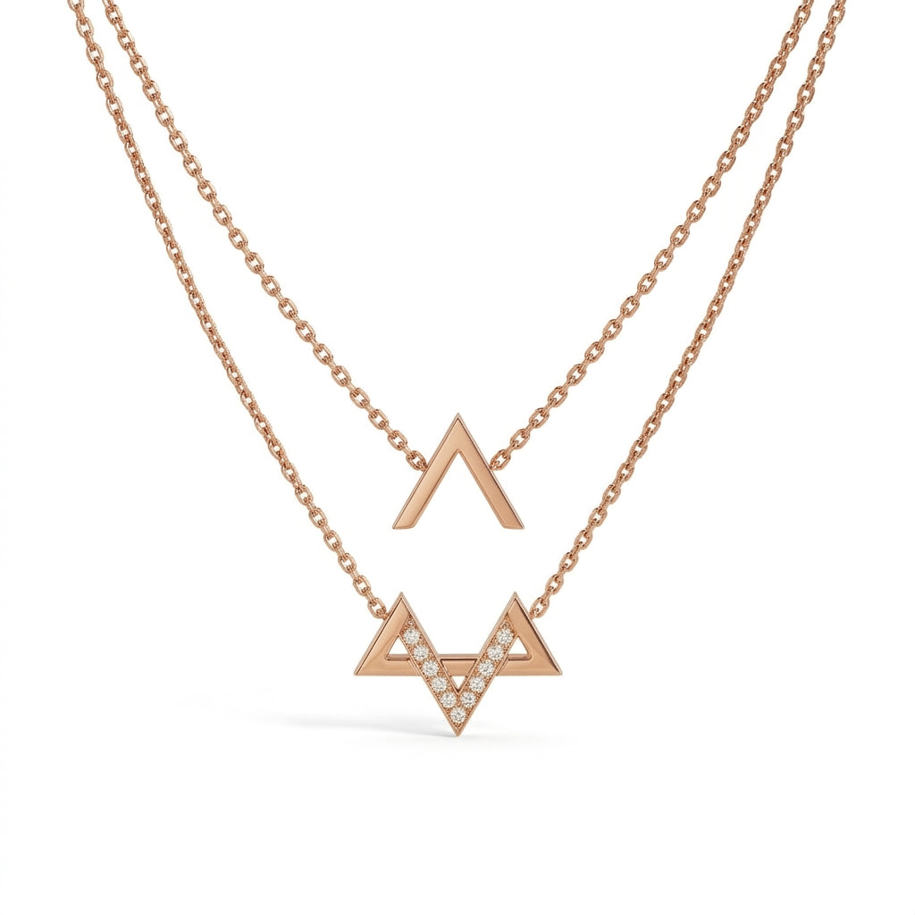 Collier invisible Magen David