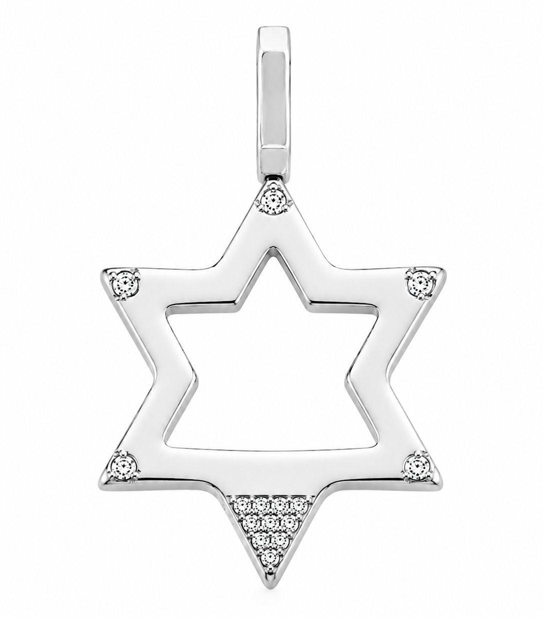 Pendentif Magen David Or 18k & Diamants