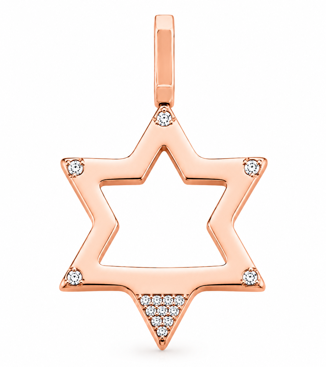 Pendentif Magen David Or 18k & Diamants