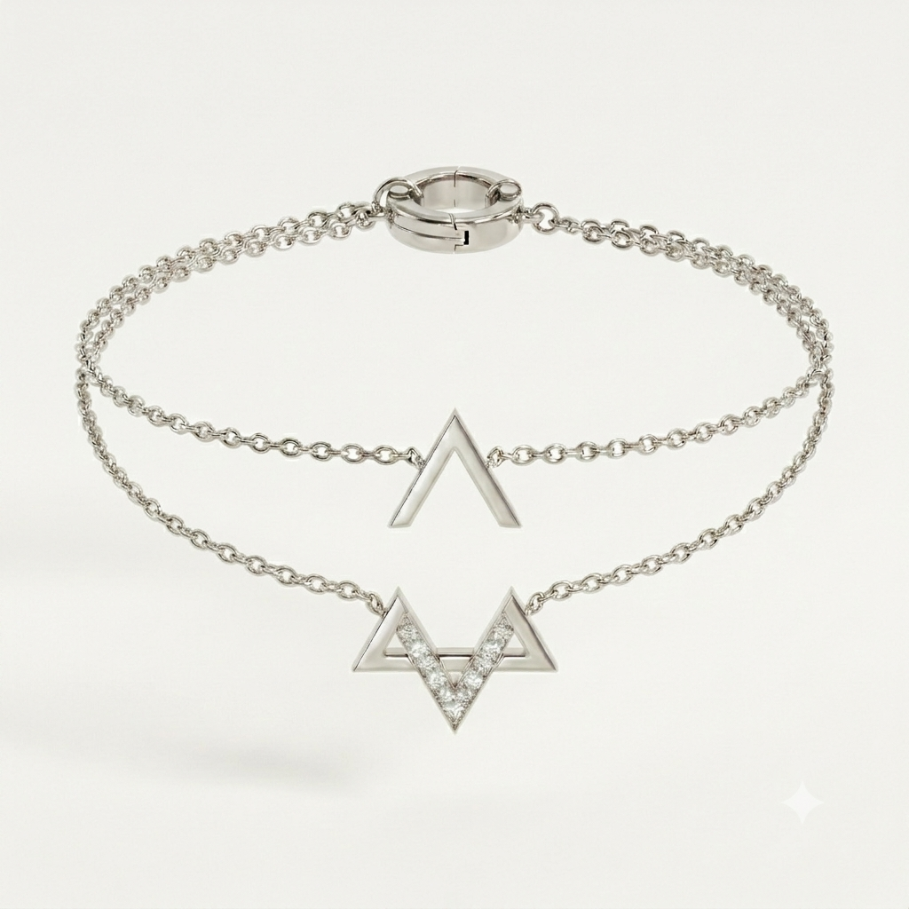 Bracelet Maguen David Invisible or 18k amovible | Aaron Kali