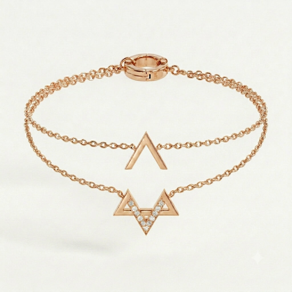 Bracelet Maguen David Invisible or 18k amovible | Aaron Kali