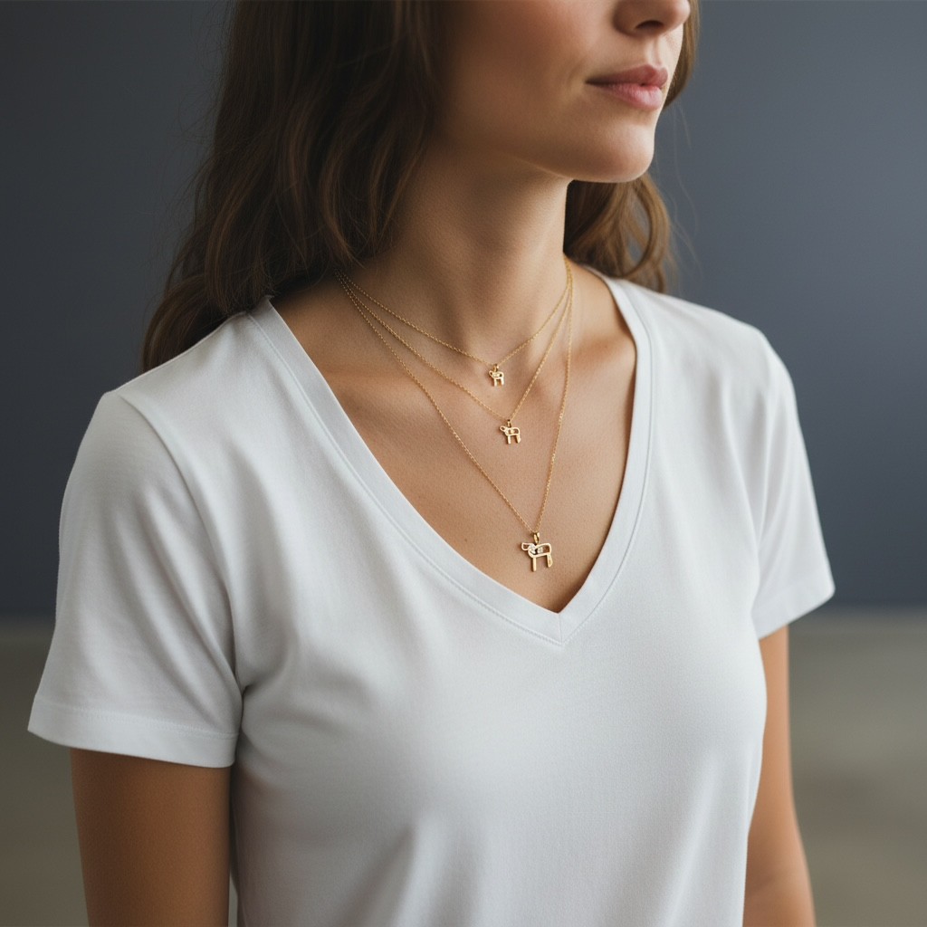 Collier Haï sur chaîne Argent et Diamant en serti clos