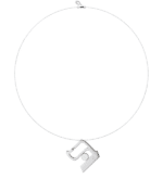 L02G- Collier pendentif BETH- lettre hebraïque - Or 18k ©AARON KALI