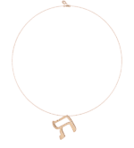L25R - Collier pendentif TEV- lettre hebraïque - Or 18k ©AARON KALI
